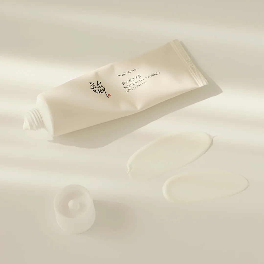 ريليف صن: الأرز + البروبيوتيك SPF50+ PA++++