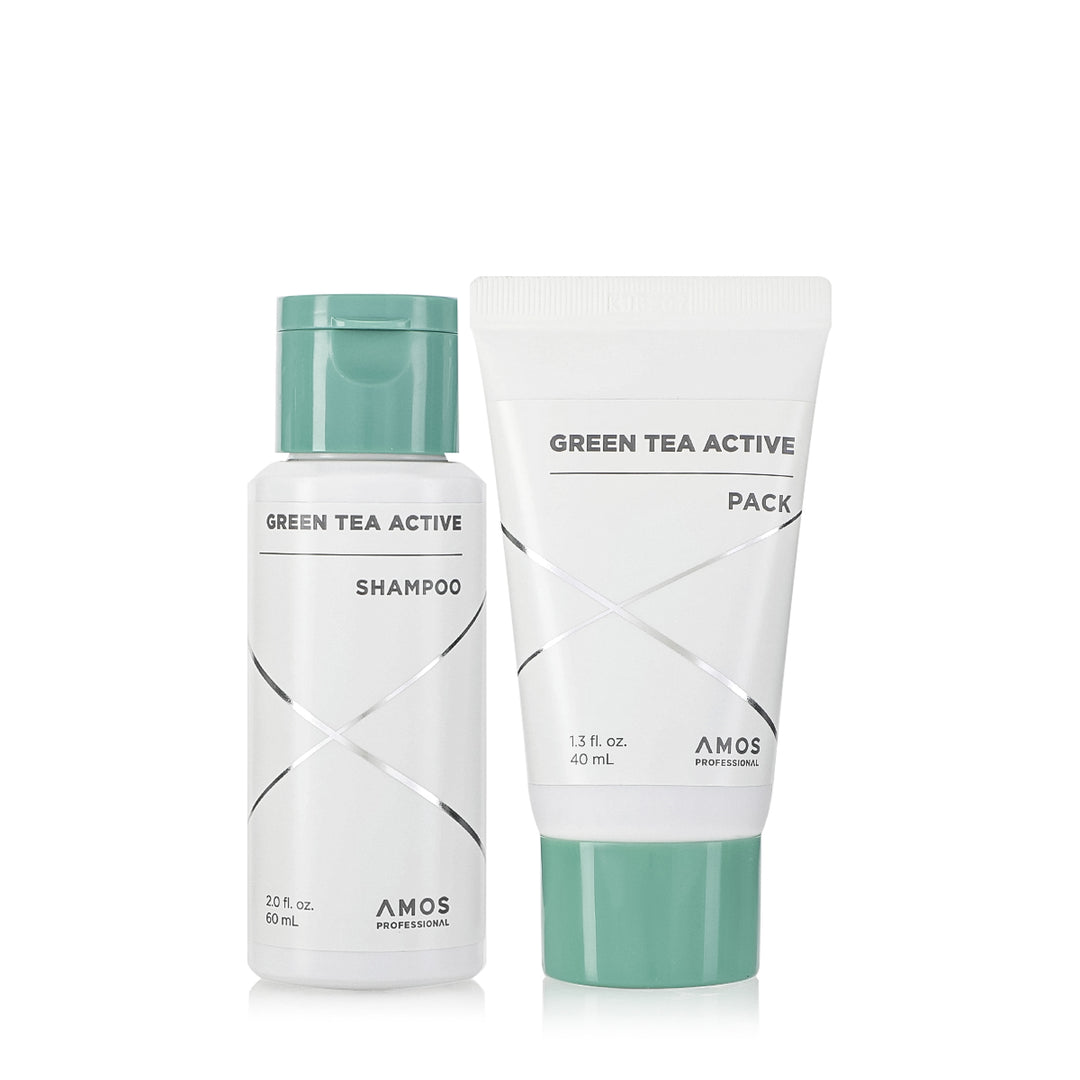 مجموعة الشعر التجريبية بالشاي الاخضر - حبتين