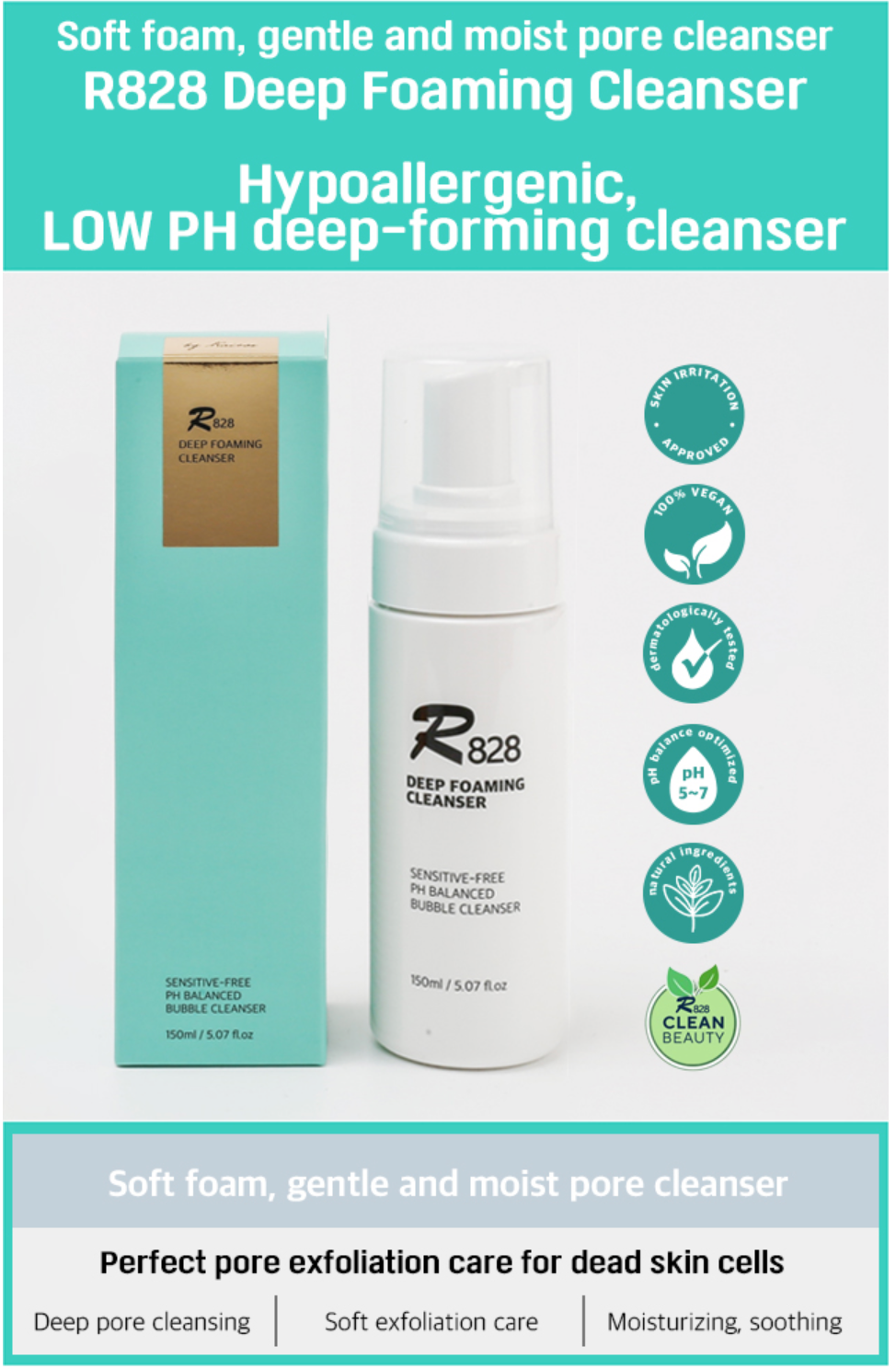 R828 Deep Foaming Cleanser
