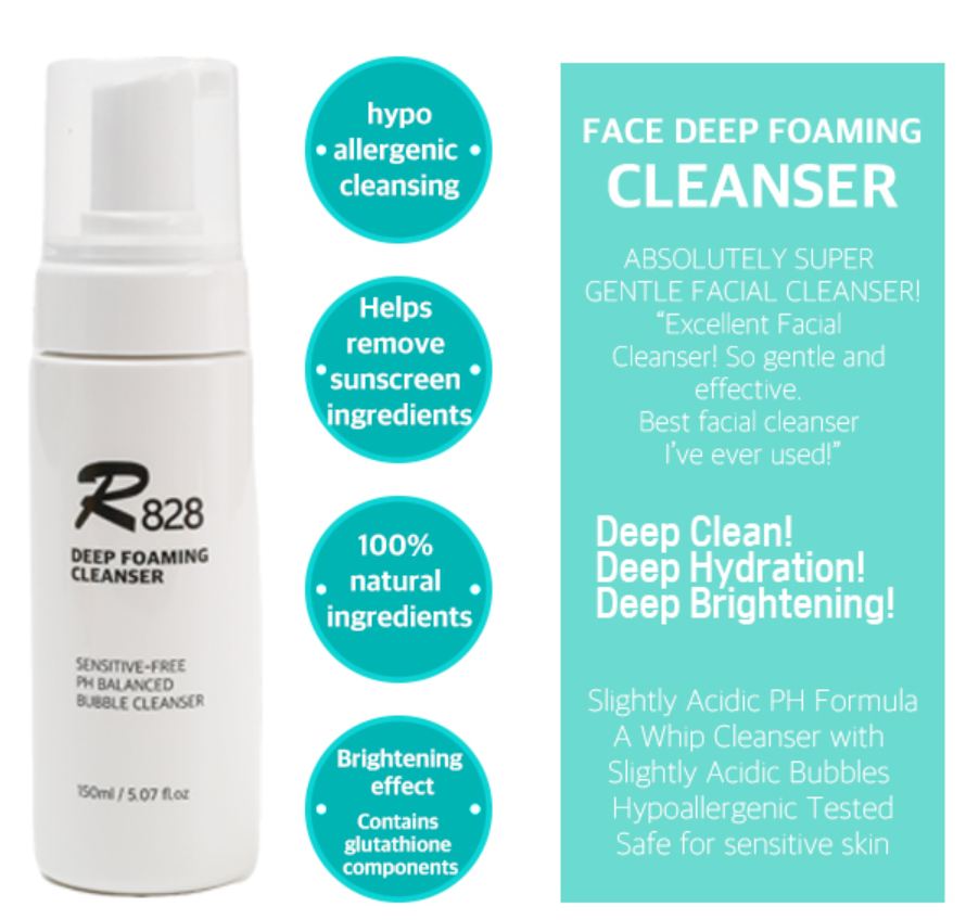 R828 Deep Foaming Cleanser