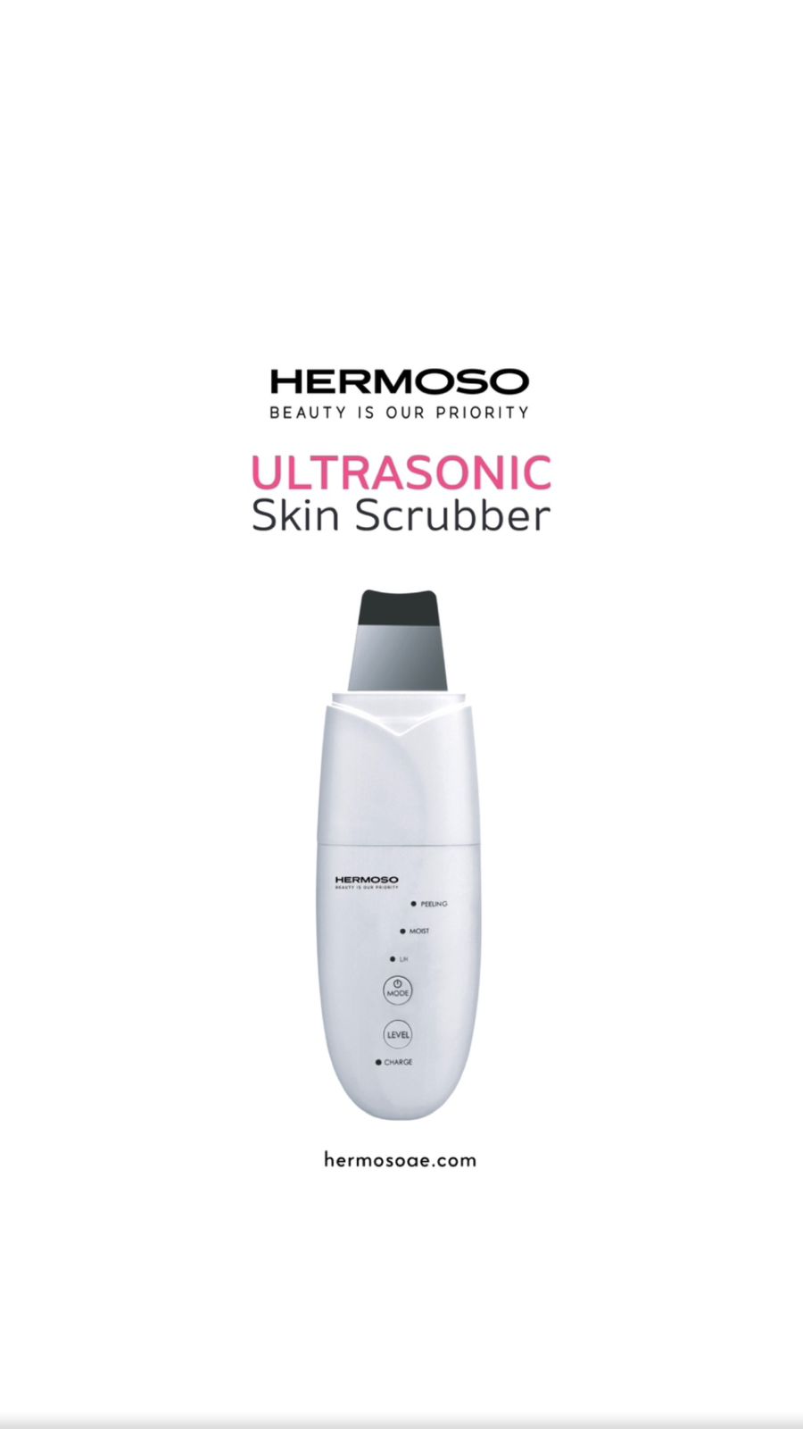 Ultrasonic skin scrubber | Hermoso