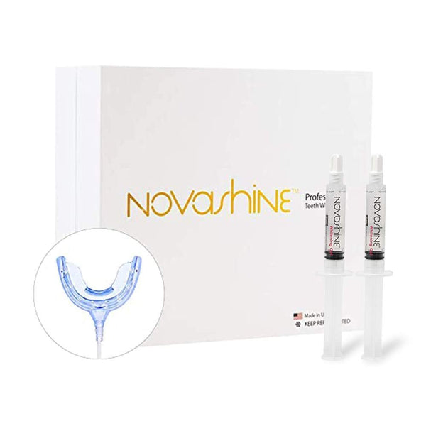 Novashine Teeth Whitening Kit with LED Light Mouthpiece